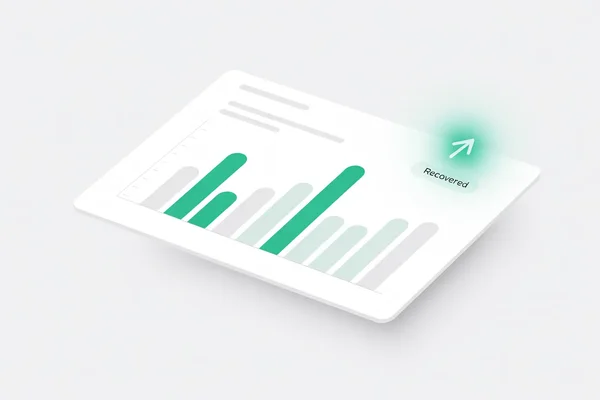 Illustration showing data flowing from a shopping cart through a shield to advertising platforms